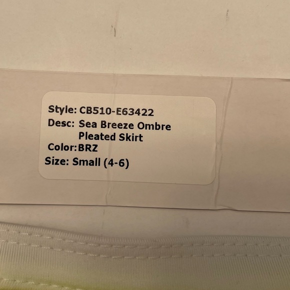 Lucky In Love Pleated Tennis Skirt Skort Shorts Small Multicolor NWT - Picture 4 of 9